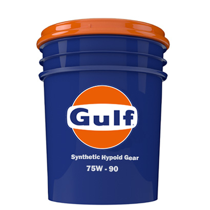 Gulf Synthetic Hypoid Gear 75W90 5 GALLON PAIL